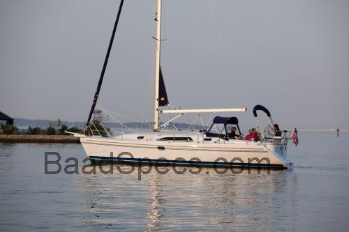 Catalina 355 anmeldelser og tekniske specifikationer